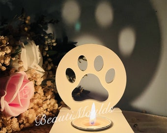 Silicone Mold , Animal Paw Mold insert for Tea light Holder ,  Cat Paw , Dog Paw ,For the Tealight Holder , Raysin Handmade Casting Mold