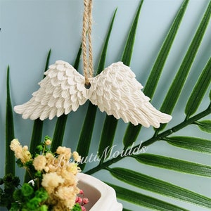 Silikonform - Flügel - Engel Flügel - Gips Anhänger Dekoration - Handgefertigter Raysin 100 , Beton, Epoxidharz Gießform