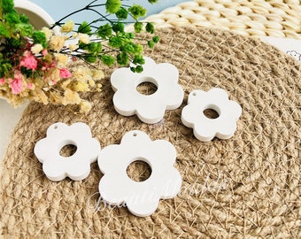 Mini Flower Mold with hole- Silicone Mold -The Flowers - Pendant Decoration - Raysin ,epoxy resin Molds