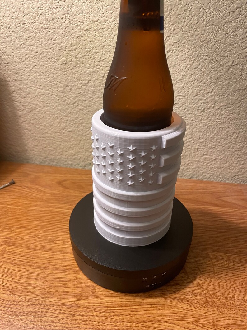 3D Printed American Flag Drink Holder image 2