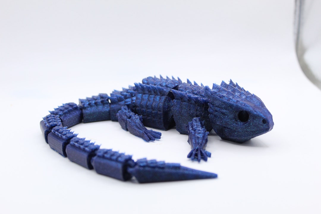 3D Printed Articulating Armadillo Lizard Etsy