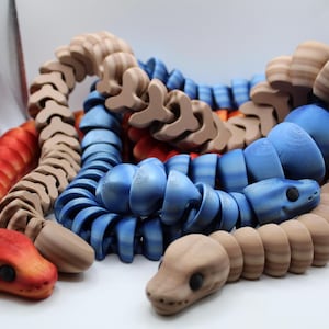 3D Printed Ball Python Snake