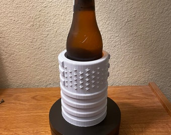 3D Printed American Flag Drink Holder