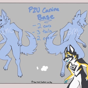 P2U Anthro Canine Base