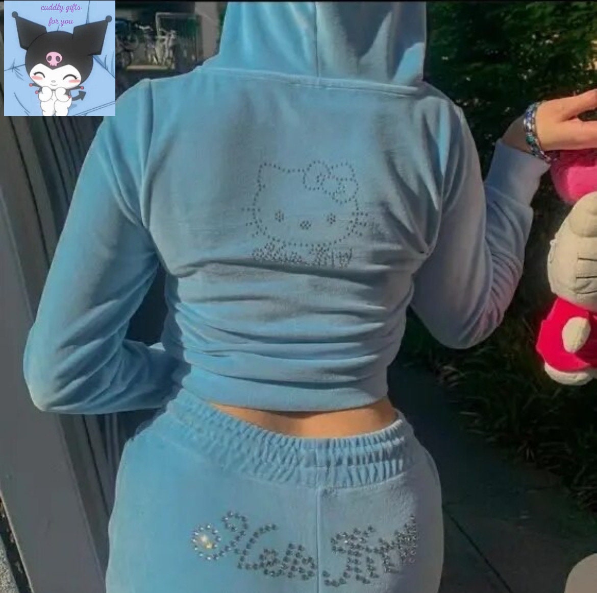 Hello Kitty Track Suit - Y2k Set Juicy Couture Track Suit
