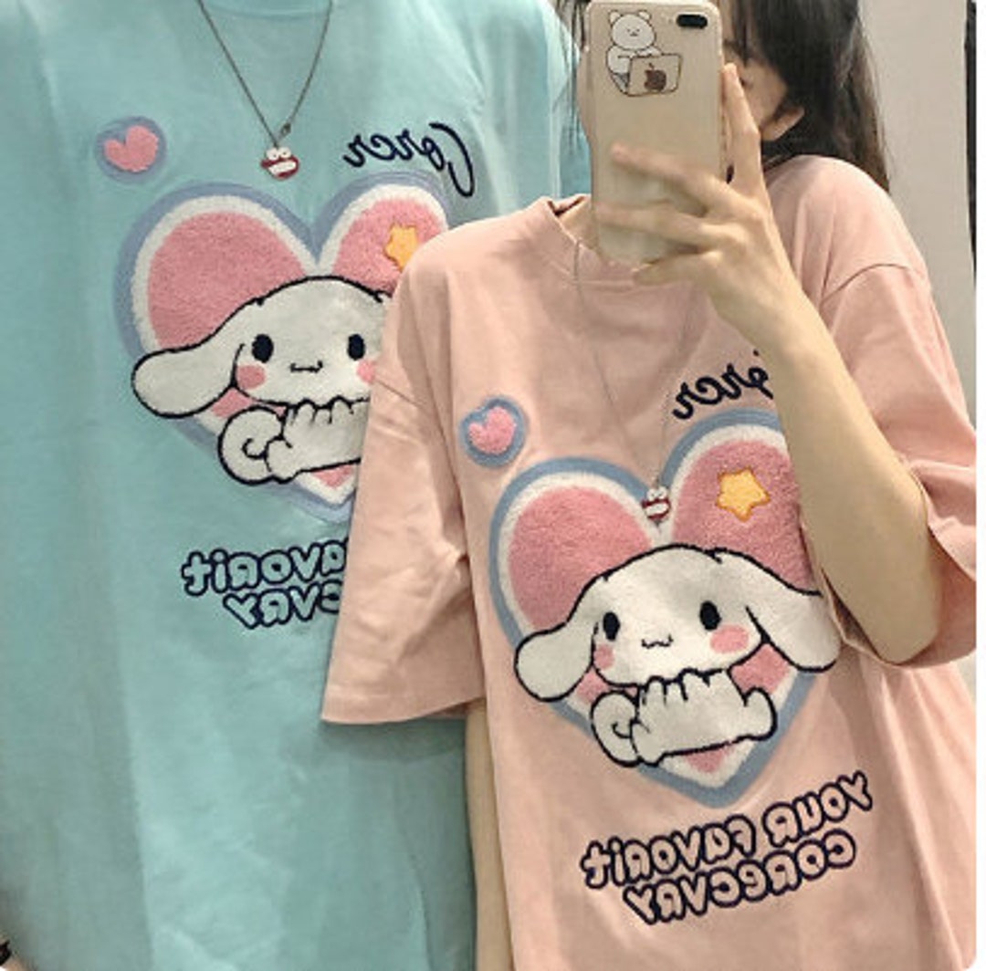 Cute Cinnamoroll Couples Matching Oversized Shirts - Etsy