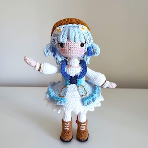 ゲームキャラクターの手作り人形、あみぐるみ原神人形、原神かぎ針編みぬいぐるみ