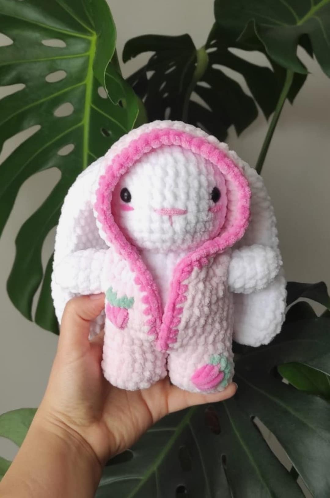 Amigurumi Bunny Crochet Bunny Plush Bunny Bunny in Onesie Bunny