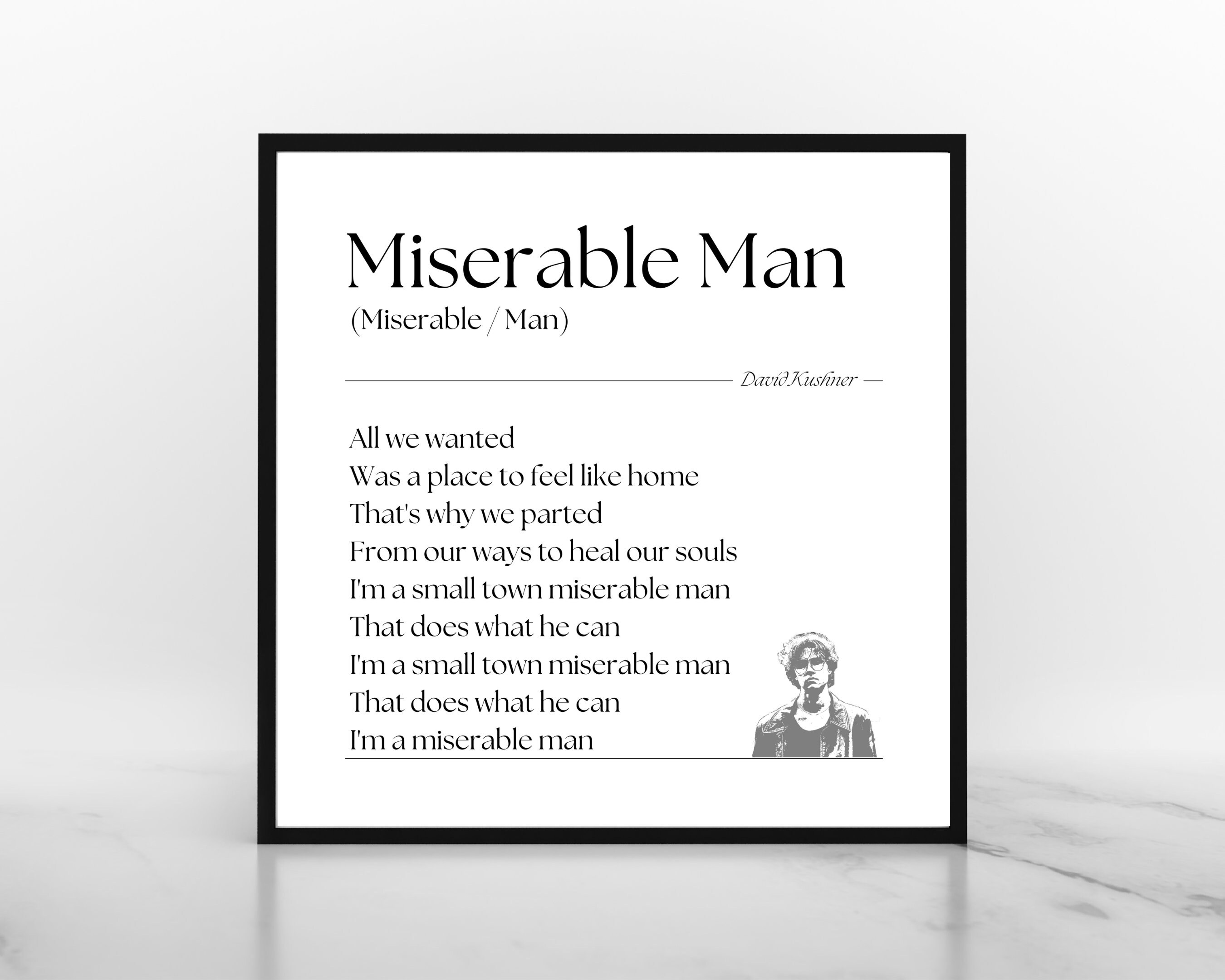 miserableman; david kushner., #music #lyrics #spedup #song #audios , miserable man
