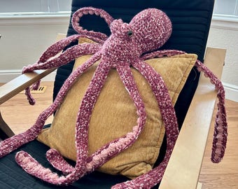 Jumbo Crochet Octopus Plushie