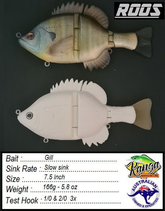 Blue Gill Swimbait Blank 