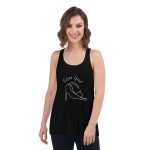 Cat yoga tank top - Women&#39;s Flowy Racerback Tank