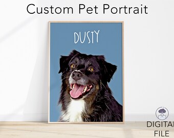 Custom Pet Portrait from Photo