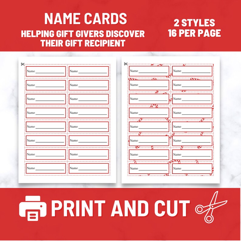 Secret Santa Questionnaire | Printable Secret Santa Form | Christmas ...