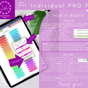 Digital Planner Stickers | 80 | Digital Sticky Notes | Precropped ...