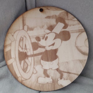 Cartello Steamboat Willie di Topolino