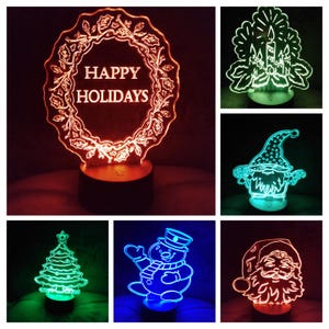 Christmas Edge Lit Lights