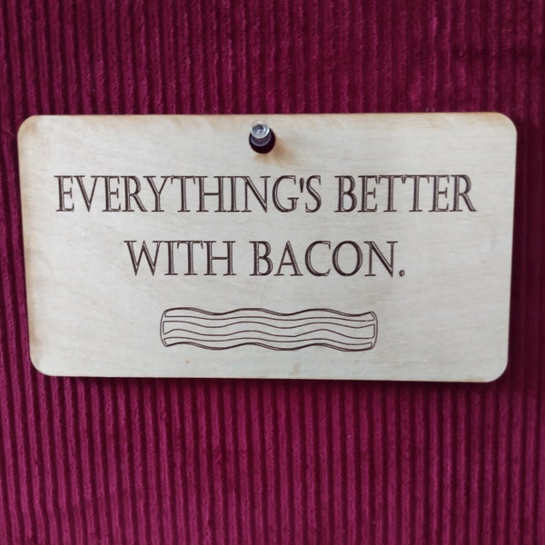 Bacon Sign - Etsy