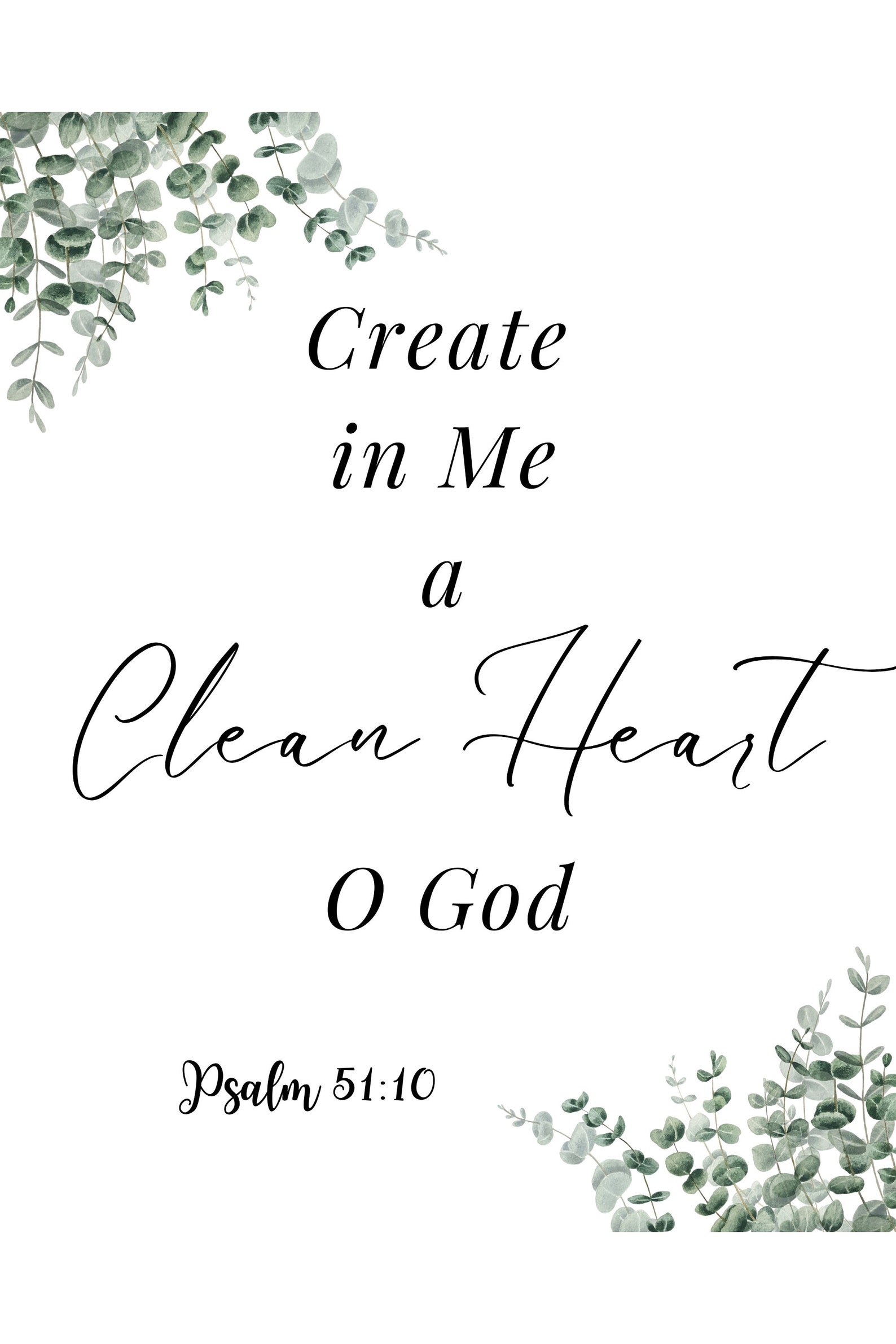 Laundry/bathroom Bundle of Printables: Psalms, Create in Me a Clean Heart, Soap, Faucet, Water ...