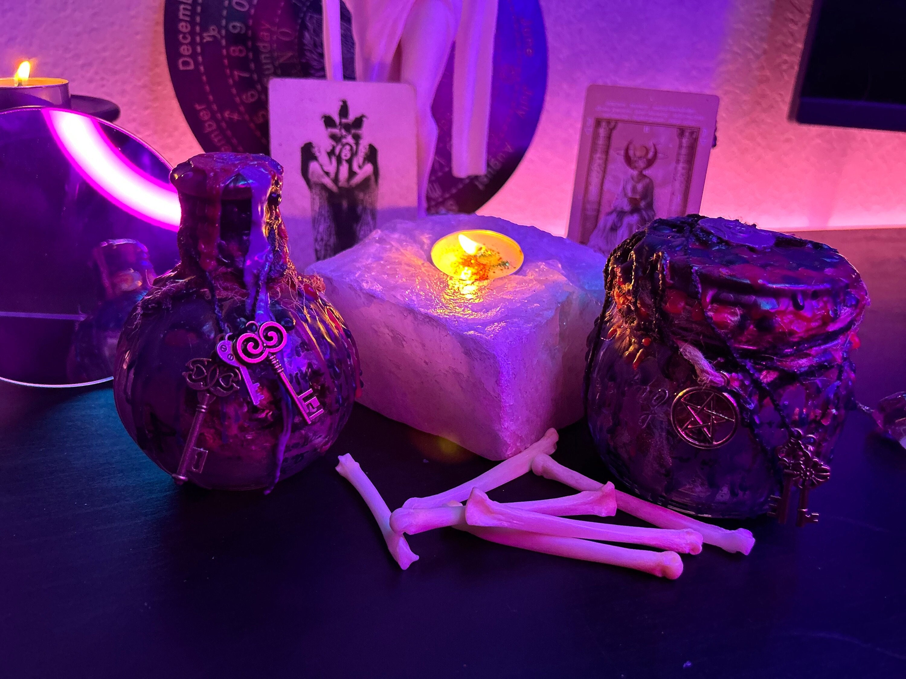 Hekate's Protection Spell Bottle, Hecate's Blessings Jar, Protection…