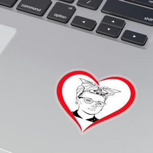 I Love Lucy Sticker, Lucille Ball Sticker, Lucy Fan Gift, Lucy Ricardo, Mother&#39;s Day Gift, Kiss-Cut Stickers, Birthday Gift,