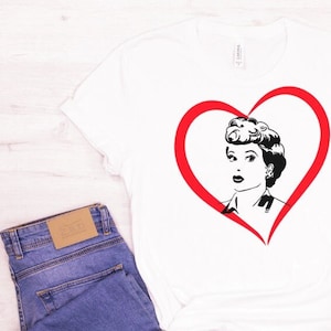 I Love Lucy Shirt, Gift For Mom, Lucy Ricardo, Mother&#39;s Day Gift, Women&#39;s Shirt, Vintage Tee, Lucille Ball, Vitameatavegamin, Lucy and Ethel