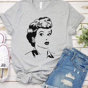 I Love Lucy Shirt, Gift For Mom, Lucy Ricardo, Mother&#39;s Day Gift, Women&#39;s Shirt, Vintage Tee, Lucille Ball, Gift For Her,