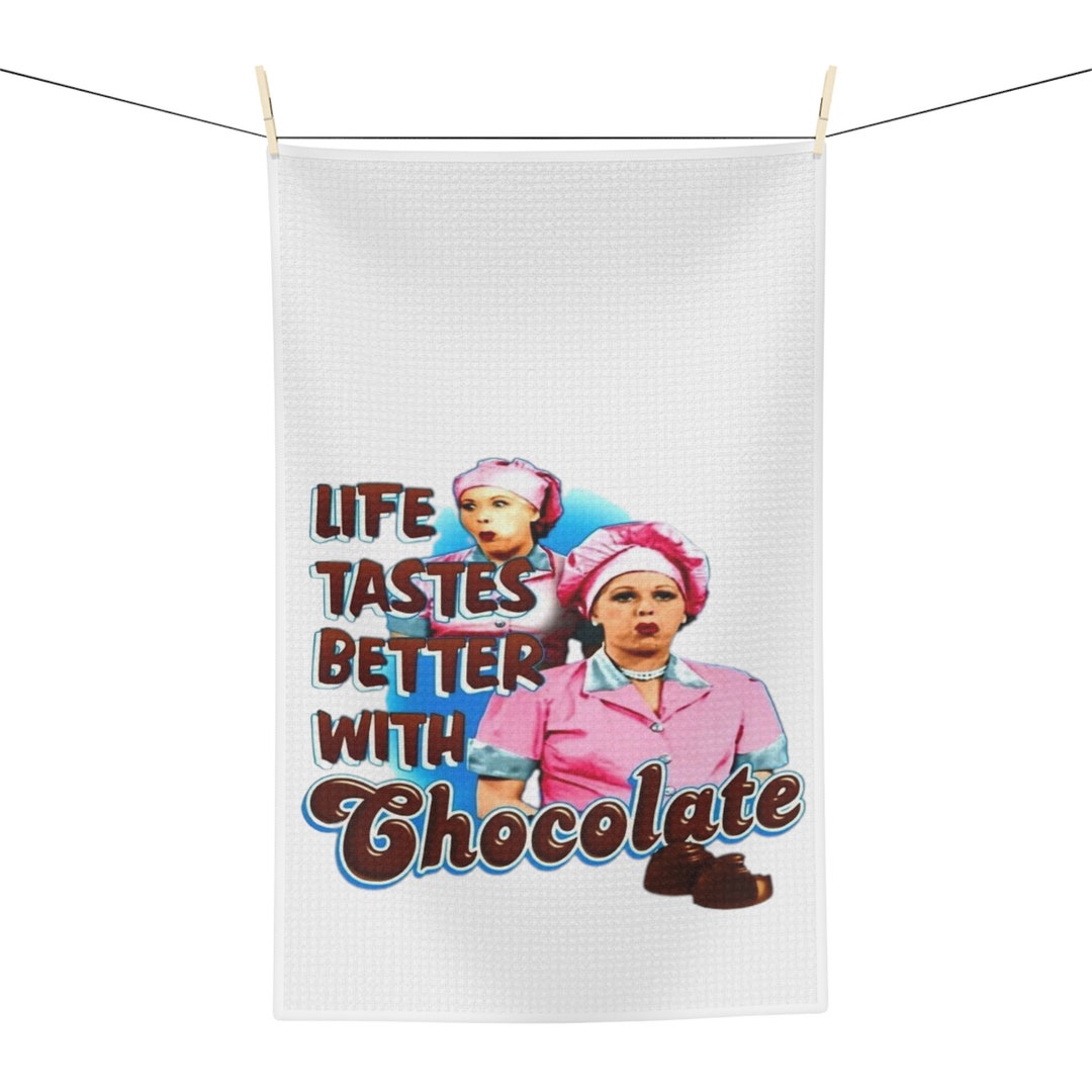 I Love Lucy Towel I Love Lucy Kitchen Towel Lucille Ball Etsy