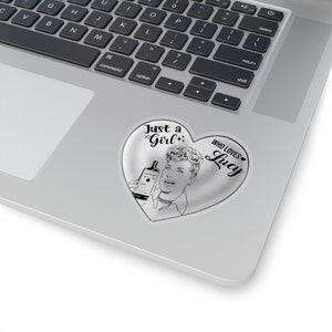 I Love Lucy Sticker, Lucille Ball Sticker, Lucy Fan Gift, Lucy Ricardo, Mother&#39;s Day Gift, Vitametavegimin, Kiss-Cut Stickers