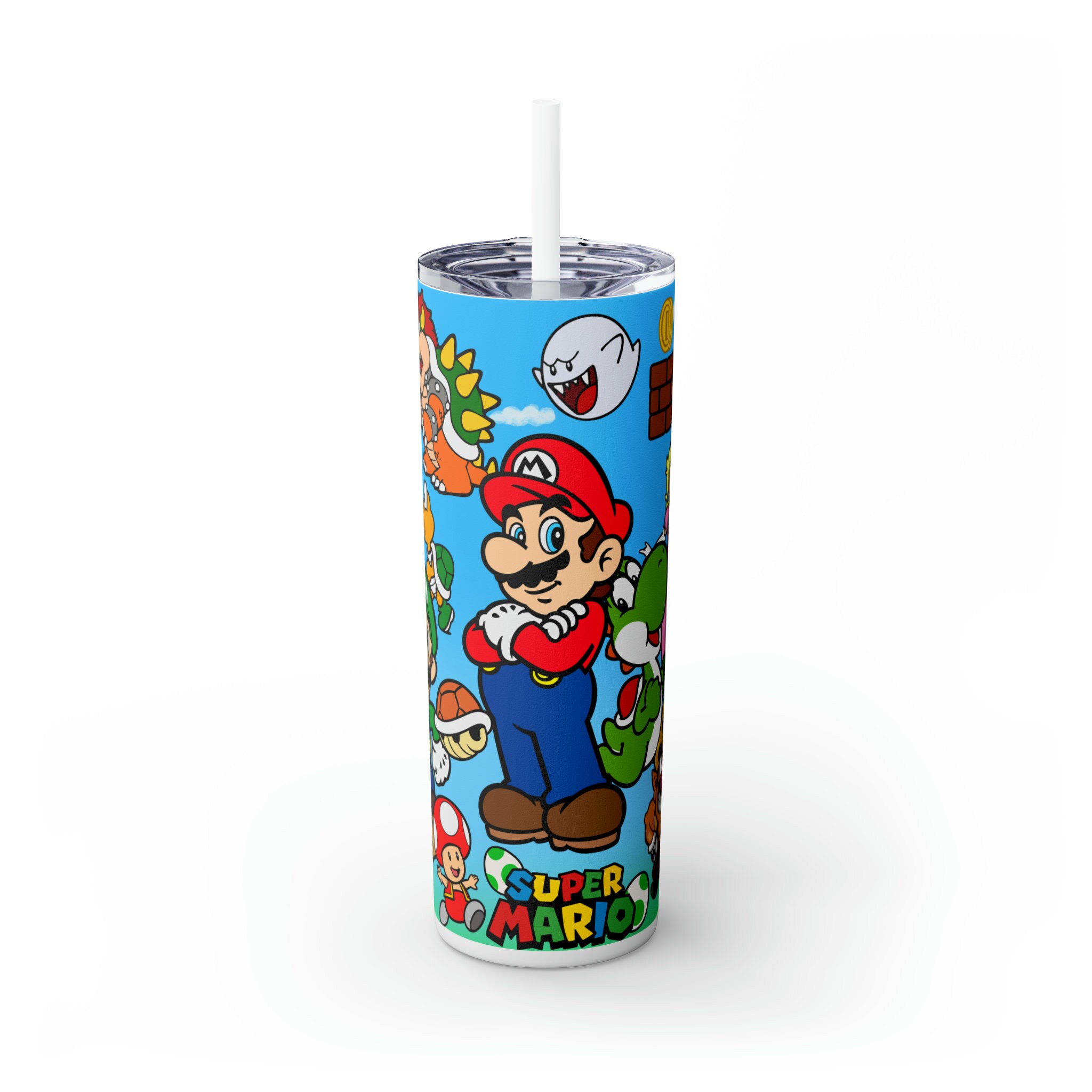 Set of 6 straw toppers / dust covers Mario Pokemon Sonic Star Wars