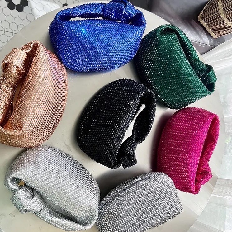 2022 Fashion Korean style Handmade Woven Mini Jodie Medium Size Bag Pouch  Clutch PU Synthetic Leather