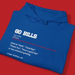 Bills Mafia Go Bills Definition, Buffalo Bills Hoodie Bills T-Shirt, Football Shirt, Bills Fan Geschenk, Geburtstag Hoodie, Sport Geschenk