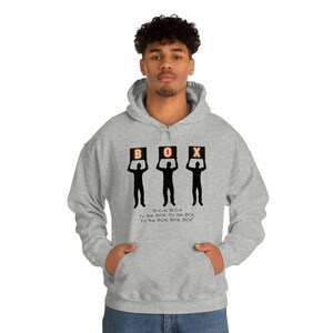 BOX Bandits Lacrosse, Unisex Heavy Blend Hooded Sweatshirt, Bandits Hoodie, Buffalo Hoodie Sport Grey