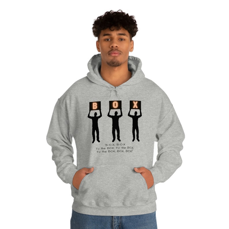 BOX Bandits Lacrosse, Unisex Heavy Blend Hooded Sweatshirt, Bandits Hoodie, Buffalo Hoodie Sport Grey