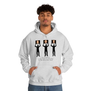 BOX Bandits Lacrosse, Unisex Heavy Blend Hooded Sweatshirt, Bandits Hoodie, Buffalo Hoodie Ash
