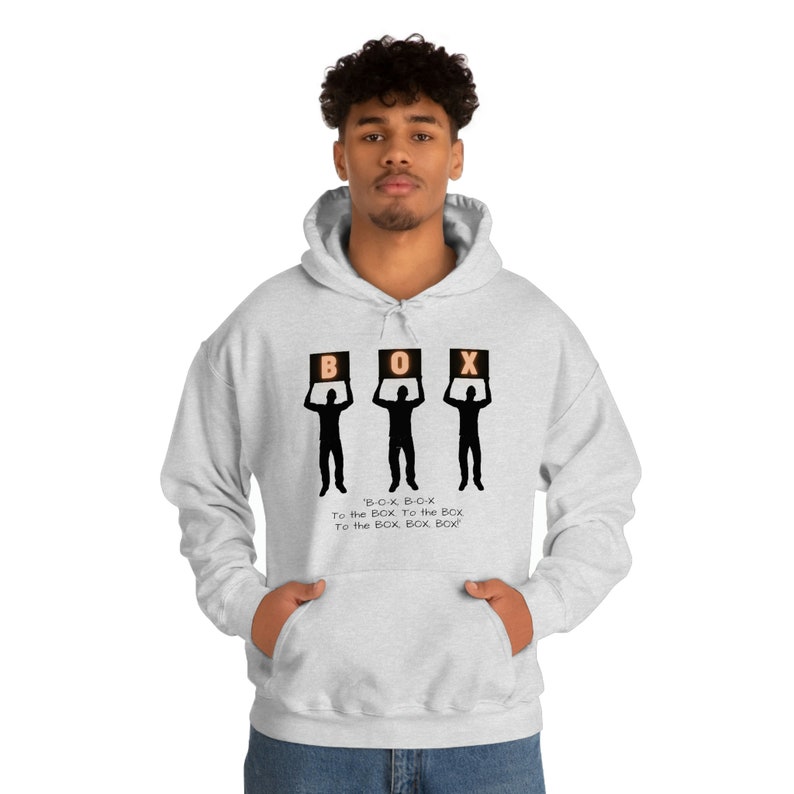 BOX Bandits Lacrosse, Unisex Heavy Blend Hooded Sweatshirt, Bandits Hoodie, Buffalo Hoodie Ash