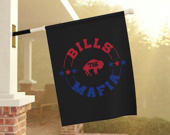 Bills Mafia Garden Flag, Bills Football Flag, Buffalo Flag