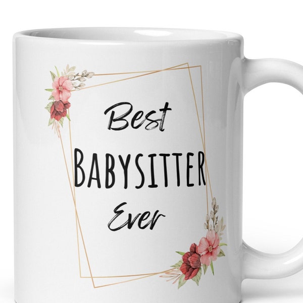 Babysitter Mug, Daycare Provider, Babysitter, Gift, Thank You, Gift For Nanny, nanny birthday, Daycare Provider, Daycare Cup