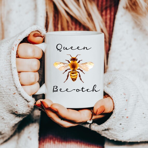 Bee Mug Queen Bee Bee Gift Bee Lover Mug Queen Bee Mug 