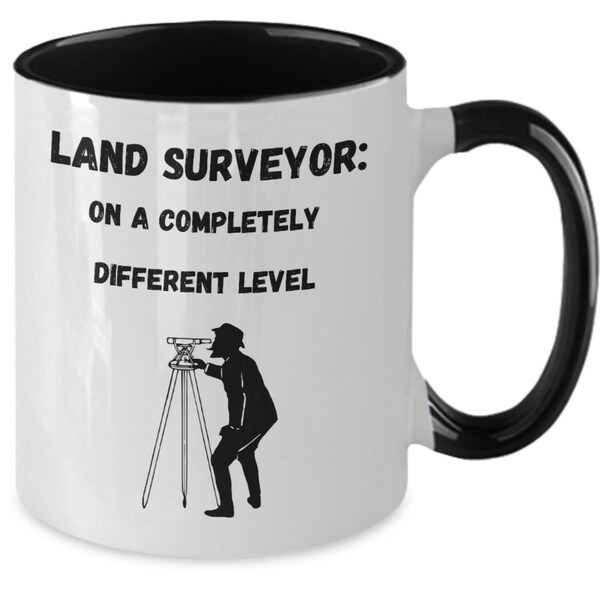 Land Surveyor Mug Etsy