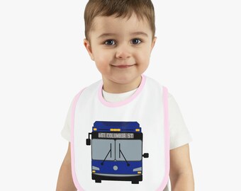 Brooklyn B61 Bus Baby Bib