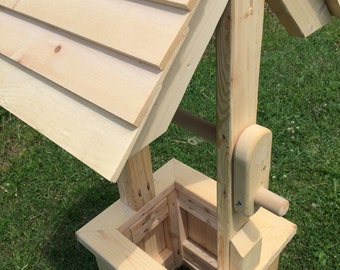 Garden Wishing Well Plans With Pocket Hole Construction