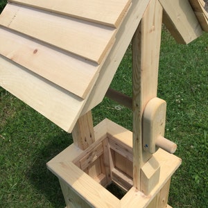 Garden Wishing Well Plans With Pocket Hole Construction