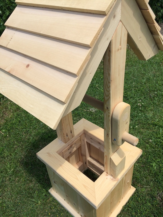 Garden Wishing Well Plans With Pocket Hole Construction