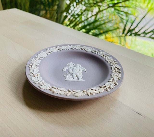 Jasperware Plate Lavender - Etsy
