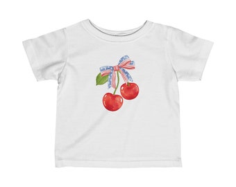 Forth of July Cherry – Kleinkind-T-Shirt