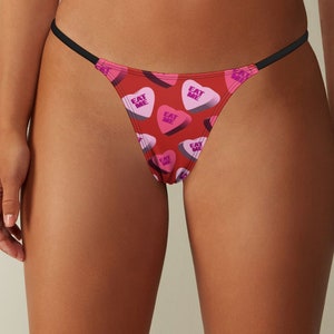 Lovers Candy Bra G-String Set Valentines Day Naughty Underwear Gifts  Christmas
