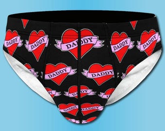 Culotte Daddy Heart Tattoo pour homme