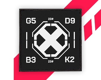 Tactische opstrijkpatch OVRGOD cyberpunk | Techwear Airsoft EDC Warcore Streetwear-badge