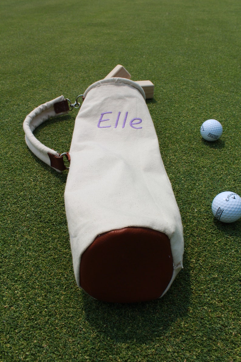 Baby/toddler Golf Bag & Golf Set Wooden Mini Golf Clubs Etsy